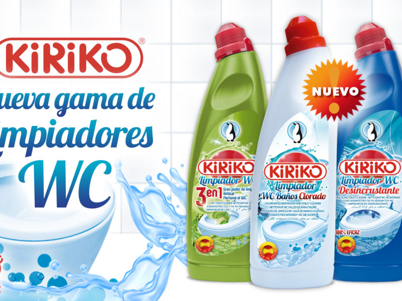 Limpiador WC 3 en 1 750ml. - Kiriko