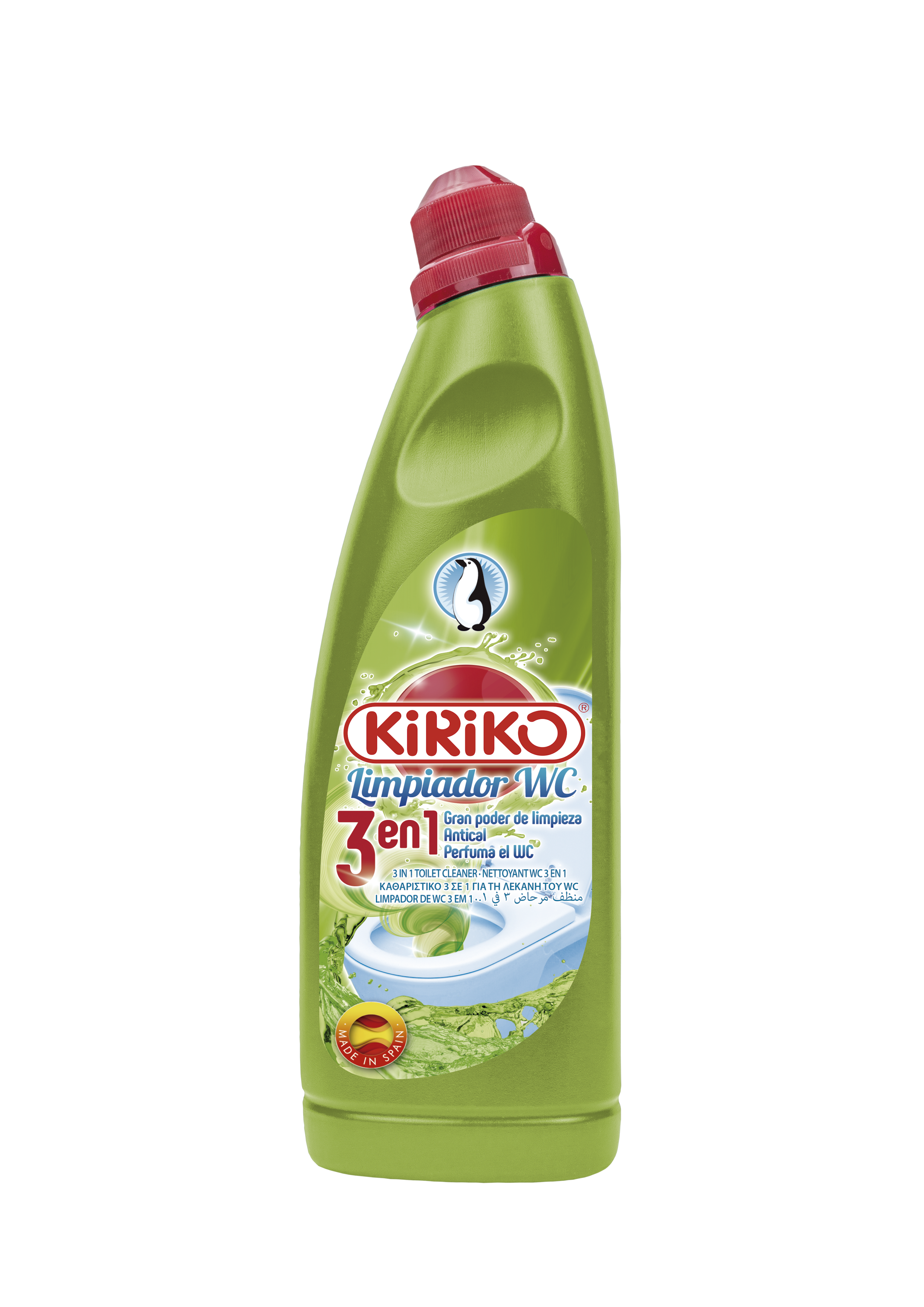 Limpiador WC 3 en 1 750ml. - Kiriko