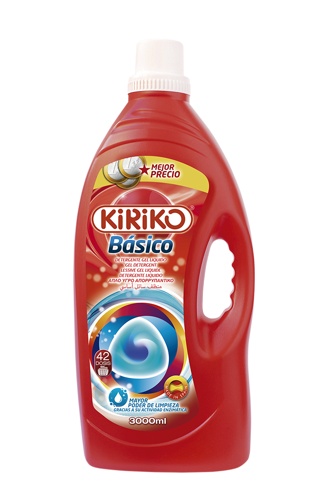 Lessive Liquide Básico 3000 Ml - Kiriko