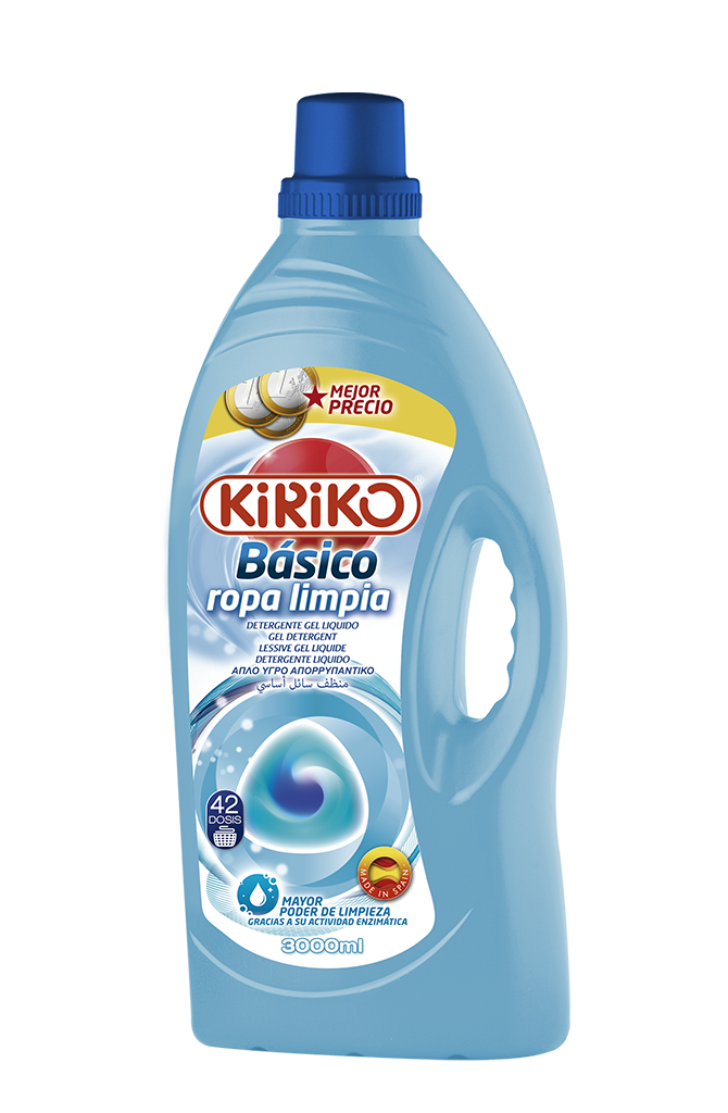 Detergente Liquido Básico Ropa Limpia 3L - Kiriko